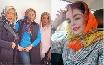 خودنمایی سپیده خداوردی با موهای بلوند !