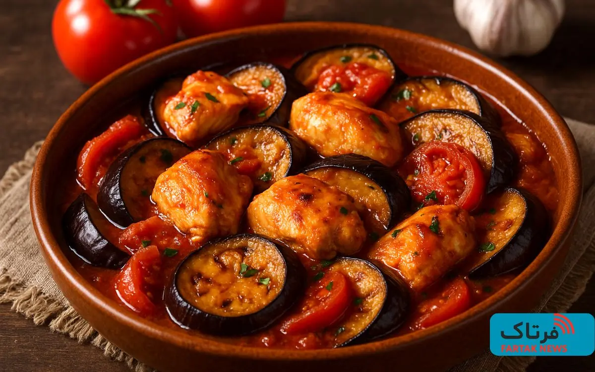 طرز تهیه خوراک مرغ و بادمجان؛ ترکیب کلاسیک و همیشه محبوب