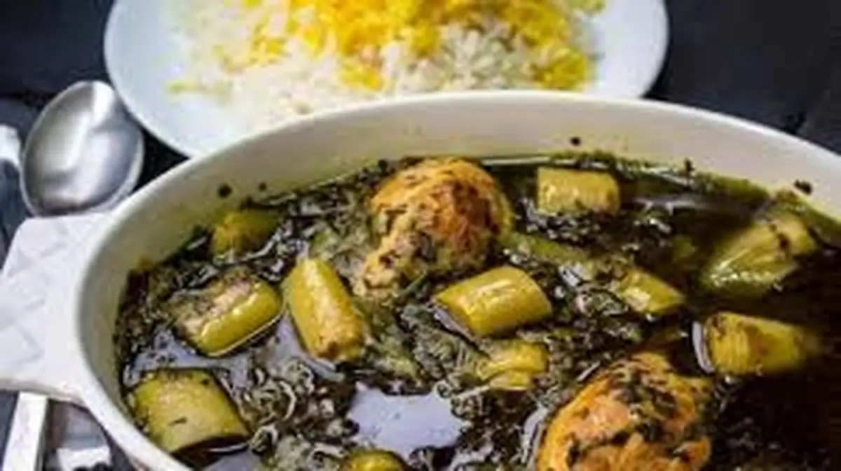 غذاهای کردستان فوق العاده س| بیا طرز تهیه  خورش تره  رو اینجا یادت بدم!!!