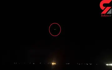 2 شیئی پرنده مرموز در آسمان آبادان چه می کردند+  عکس 
