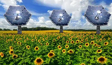 پنل خورشیدی با طرح گل آفتابگردان + فیلم 