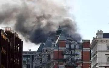 هتل لوکس گرفتار شعله های آتش شد + فیلم