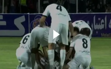 گل اول مس رفسنجان به خیبر توسط نقی زاده + ویدئو