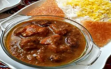 طرز تهیه  فسنجان لوبیا و بادمجان| خورشت متفاوت!