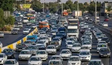 ترافیک سنگین در مسیر شمال به جنوب جاده چالوس