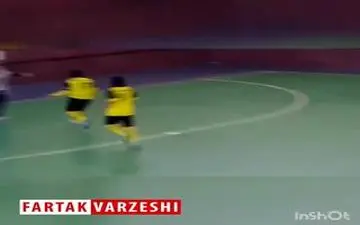 یک سوپر گل فوق العاده در فوتسال بانوان ایران 