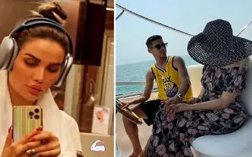 عشوه های شرم آور همسر مهدی قائدی + ویدئو