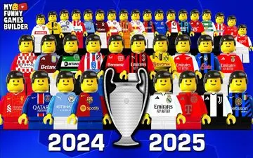 تیم‌های حاضر در لیگ قهرمانان اروپا به روایت لگو + ویدئو