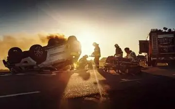 یک فوتی و 2 مصدوم در واژگونی خودرو محور خرانق