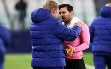 کومان به تصویر جنجالی منتشر شده از مسی واکنش نشان داد
