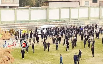 تصاویری از مراسم وداع با محمود یاوری