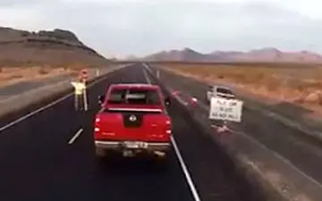 حادثه وحشتناک در بزرگراه با دو کشته + فیلم