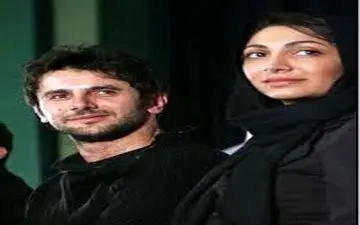 ژست خاص «امین حیایی» و همسرش «نیلوفر خوش‌خلق»