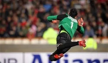 جنجال گلر پرسپولیس برابر ۱۰ هزار هوادار نساجی 