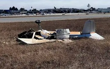 برخورد ۲ هواپیما در کالیفرنیا