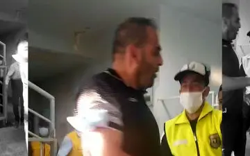 بخشی از درگیری‌های شدید در حاشیه بازی آلومینیوم - تراکتور