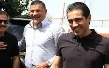 افشین پیروانی و همسرش در گالری جواهرات همسر فوتبالیست مشهور