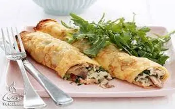 شام چی بپزم؟|آموزش یه شام سریع و خوشمزه: کرپ مرغ و قارچ