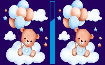 تست هوش | آیا می توانید 5 تفاوت در این صحنه خرس عروسکی را در 13 ثانیه یا کمتر پیدا کنید؟