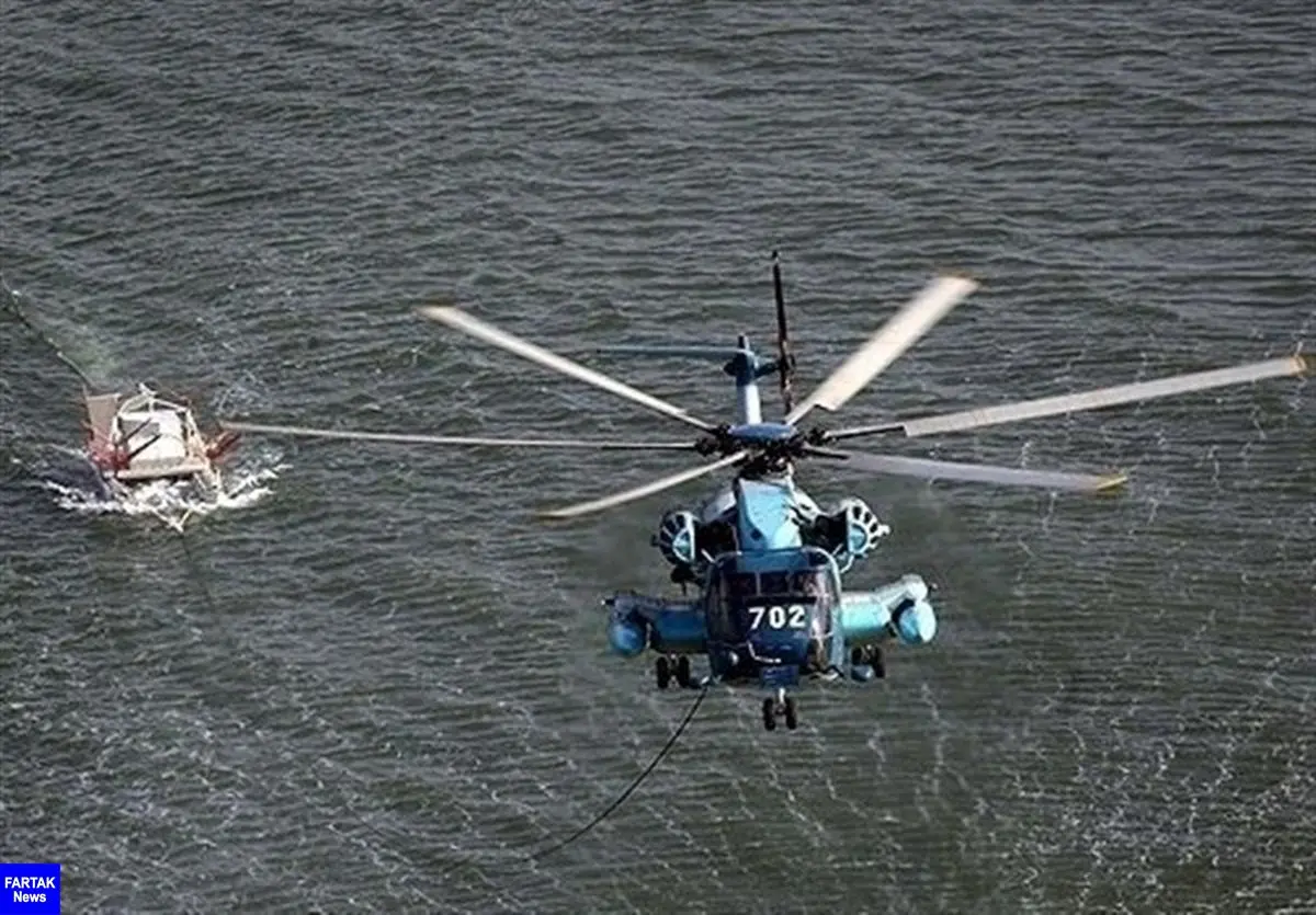 اجرای عملیات "مین روبی" توسط بالگردهای نیروی دریایی ارتش 