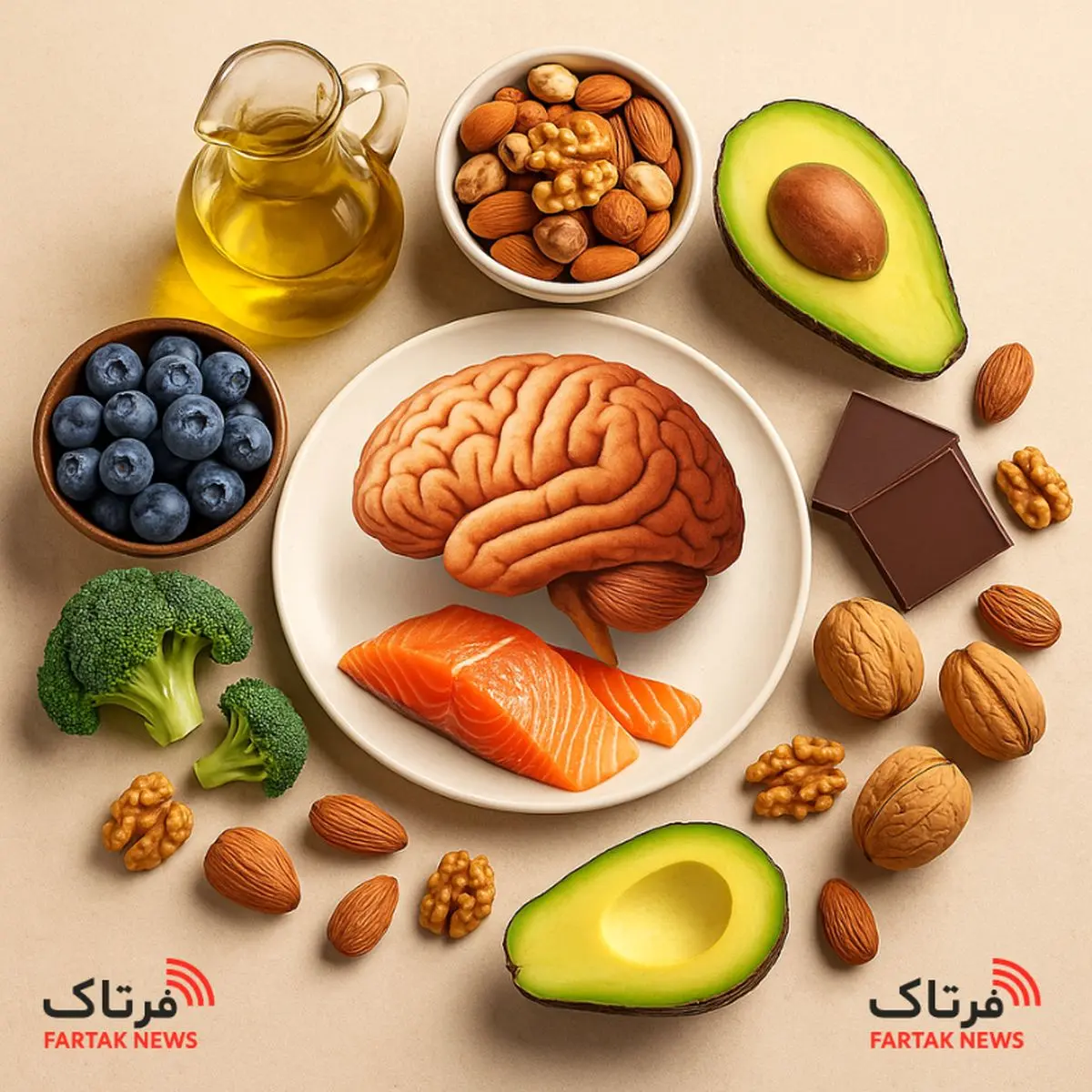 بهترین خوراکیها برای تقویت حافظه و تمرکز؛ غذاهایی که مغز شما را شارژ میکنند