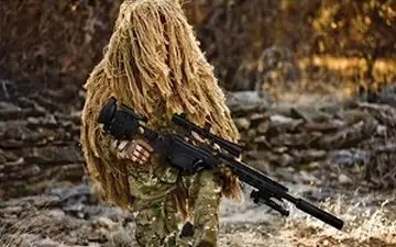 حیرت‌انگیزترین استتار تک تیرانداز‌ها در میدان نبرد