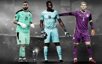 اعلام نامزدهایی نهایی کسب عنوان بهترین دروازه‌بان جهان در سال ۲۰۲۱ 