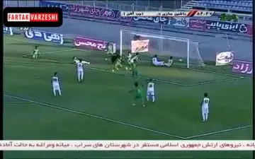 گل اول و مساوی ماشین سازی به ذوب آهن (ادواردو دوس سانتوس) 