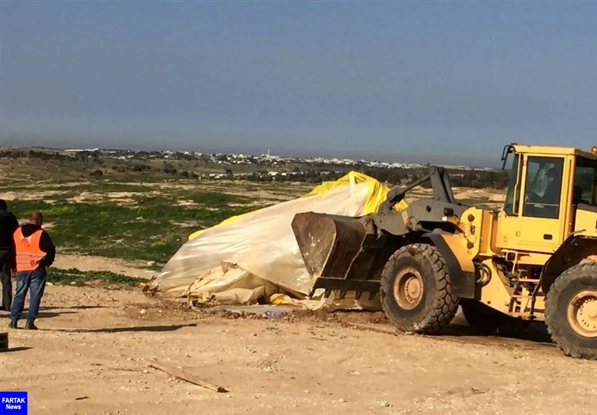 تخریب یک روستای فلسطینی توسط اشغالگران برای صد و پنجاه و ششمین بار