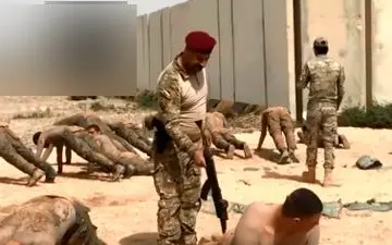 ویدئویی جالب از تمرینات نظامی سربازان عراقی 