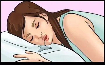 چگونه از شر ریزش آب دهان در خواب خلاص شویم؟