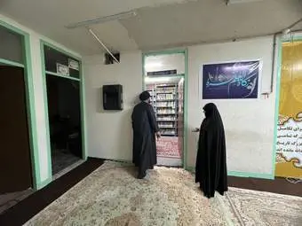 بازدید حجت الاسلام سید حسین مطهری از حوزه علمیه بانوان شهر قدس 