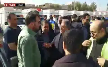 بازدید رئیس و اعضای شورای شهر تهران از پایگاه حمل و نقل شهرداری سرپل ذهاب + فیلم