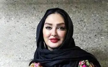  پوشش خاص «الهام حمیدی» در جشن حافظ