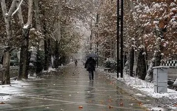 پیش بینی آب و هوا/بارش باران و برف در 12 استان کشور از امروز