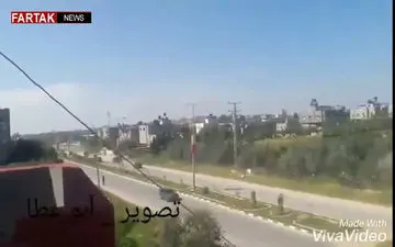 لحظه انفجار در مسیر خودروی نخست وزیر فلسطین + فیلم