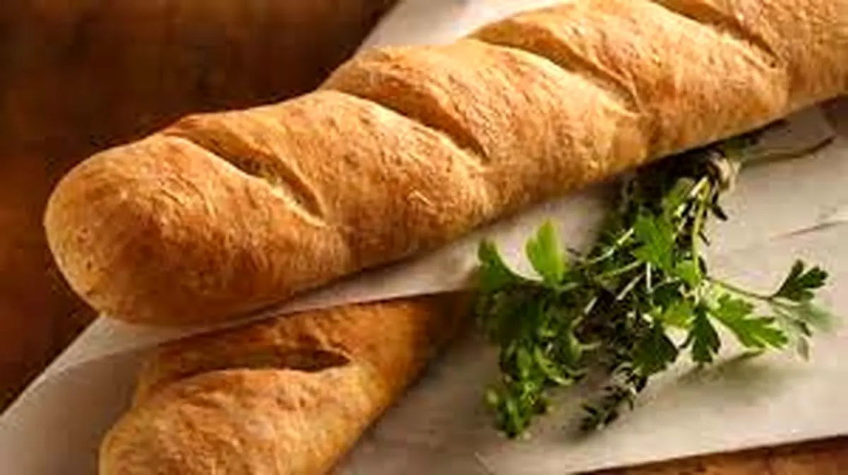 نان فرانسوی خیلی خوشمزه س! | طرز تهیه نان باگت فرانسوی 