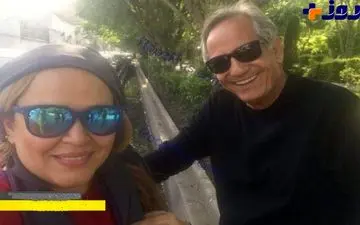 سلفی دیده نشده و جالب خانم و آقای بازیگر