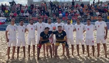 صعود ایران به فینال مسابقات فوتبال ساحلی رقابت‌های کشورهای مشترک‌المنافع 