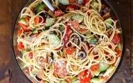 طرز تهیه نودل پنیری قرمز؛ غذای خوشمزه و مخصوص به سبک رستورانی