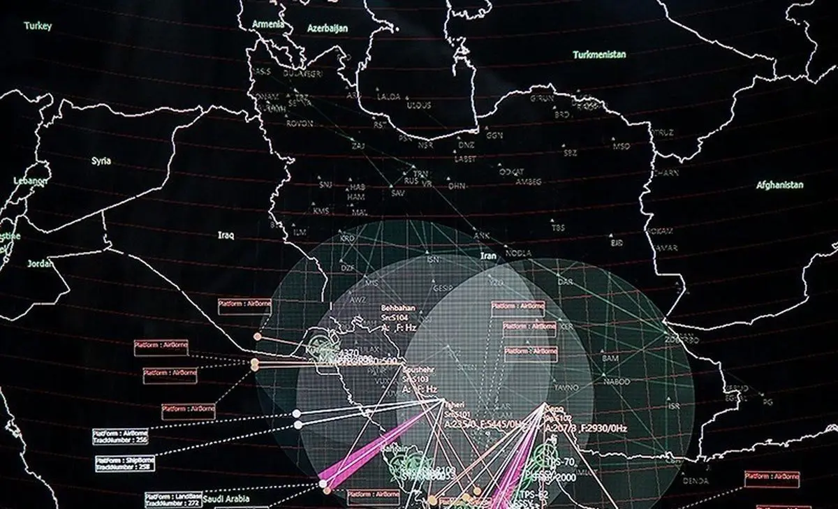 رصد آسمان رزمایش ارتش با استفاده از انواع سامانه‌های راداری
