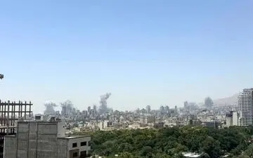 کیفیت هوای تهران در وضعیت زرد