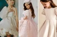 ۱۴ مدل پیراهن مجلسی که دختر کوچولوها را شبیه پرنسس‌ها می‌کنند