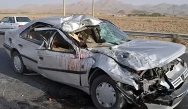 تصادف جاده تنگ چنار یزد یک کشته و یک رخمی برجا گذاشت