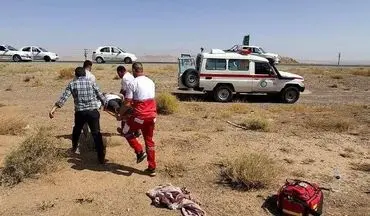 واژگونی خودروی ال ٩٠ در آزادراه کرج - قزوین ٤ مصدوم داشت