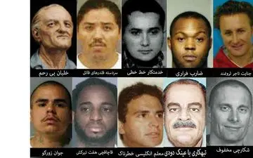  10 قاتل خطرناک را بشناسید / این قاتلان فراری هستند+عکس 