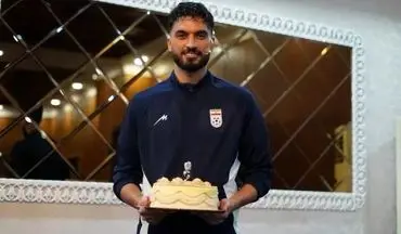 جشن تولد بدون خطر محمد قربانی در تیم ملی