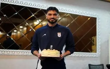 جشن تولد بدون خطر محمد قربانی در تیم ملی