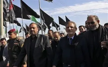  معاون اول رئیس‌جمهوردر راهپیمایی عظیم اربعین 