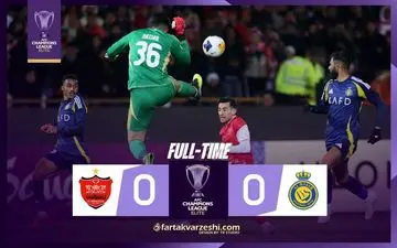خلاصه بازی پرسپولیس 0 - النصر 0 + ویدئو